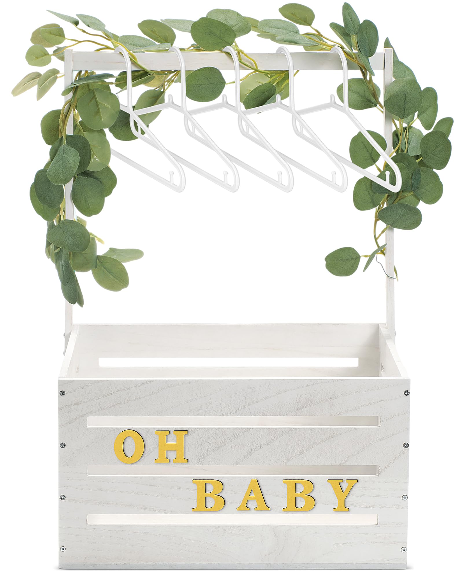 Amazon.com : Barydat Large Wooden Baby Shower Crate Closet with